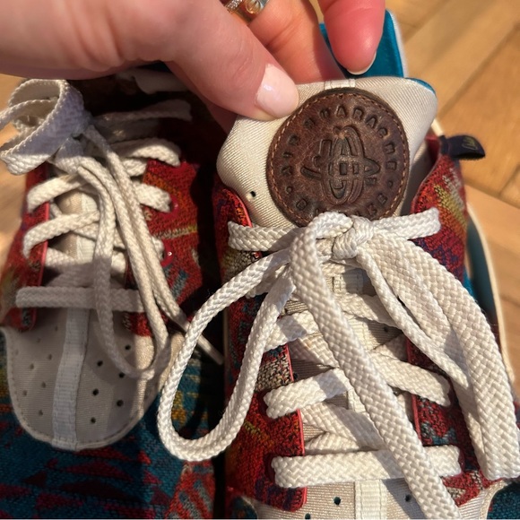 NIKEiD Aztec Tribal Red Print Pendleton AIR HUARACHE US Men’s 9 - Picture 8 of 9